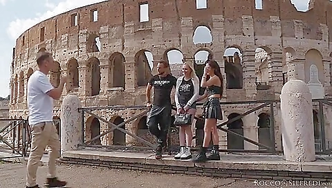 Hot blonde is anal fuck with a couple